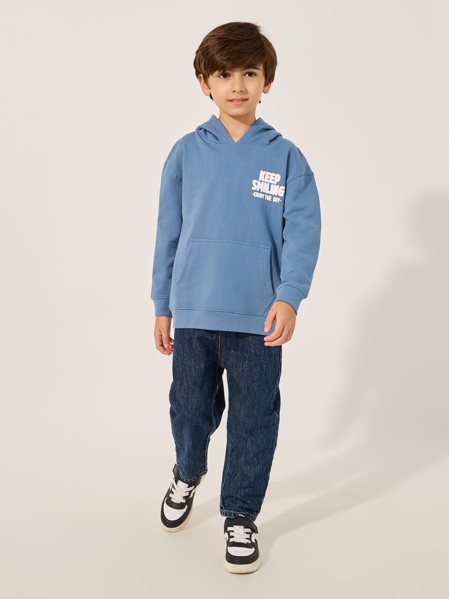 Styli Boys Graphic Printed Oversized Hoodie 3 Styli Boys Graphic Printed Oversized Hoodie - الصورة 3