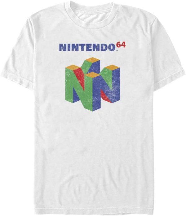 Nintendo mens N64 Logo T-Shirt