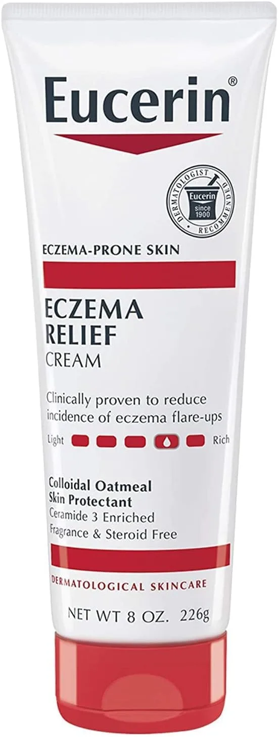Eucerin Eczema Relief Body Creme 8 oz (Pack of 5)