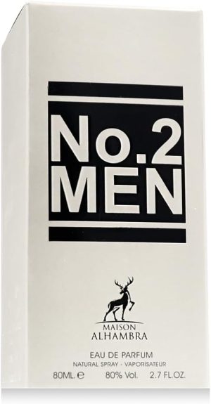 Lattafa ALHAMBRA NO. 2 MEN EAU DE PARFUM 100ml | LUXURY LONG LASTING FRAGRANCE | PREMIUM IMPORTED FRAGRANCE SCENT FOR MEN
