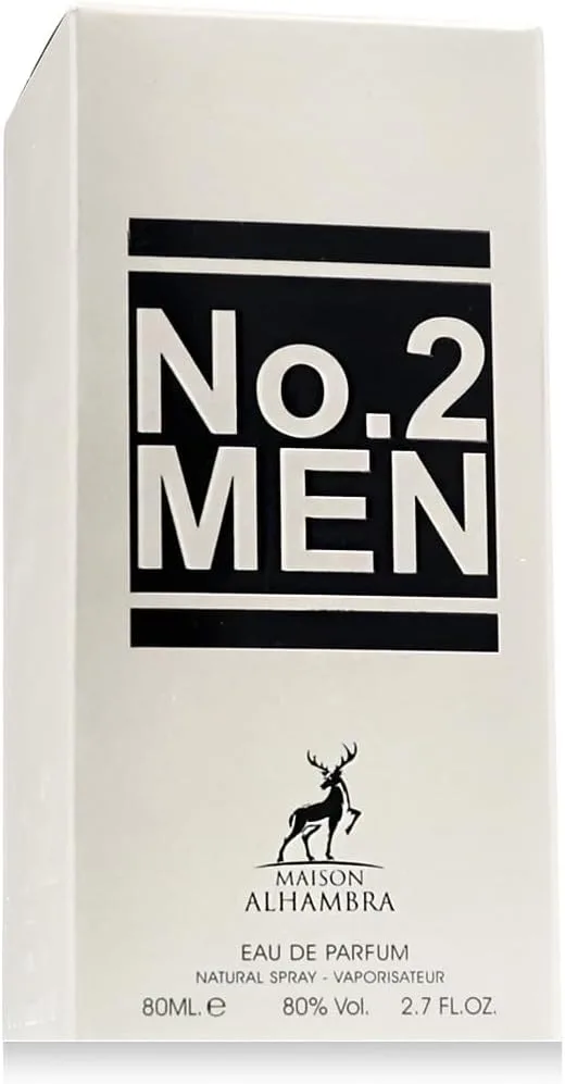 Lattafa ALHAMBRA NO. 2 MEN EAU DE PARFUM 100ml | LUXURY LONG LASTING FRAGRANCE | PREMIUM IMPORTED FRAGRANCE SCENT FOR MEN