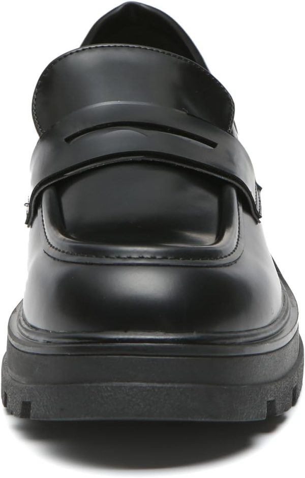 ⁦Bernal Chunky Loafers for Women Platform Fashion Comfortable Slip-On Business Shoes with Buckle⁩ - الصورة ⁦3⁩