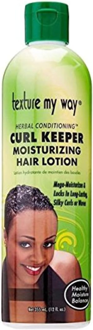 Africa's Best Texture My Way Curl Keeper Moisturizing Hair Lotion, 12Oz (355Ml)