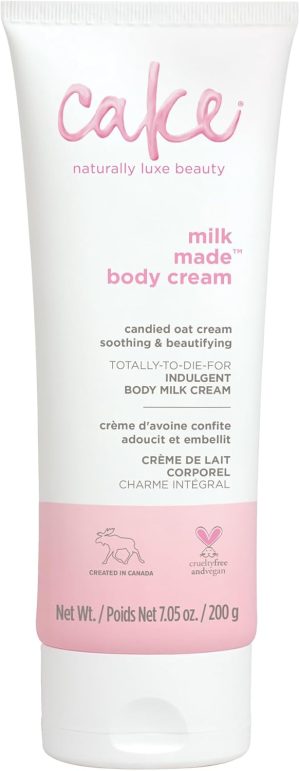 Cake Beauty Milk Made Indulgent Body Milk Cream, 7 Ounces