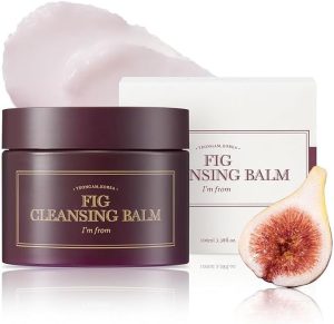 I'm from] Fig Cleansing balm 100ml, korean makeup remover, vegan, Easy to rinse off, Fig oil water 7.8% with Peptide and Amino Acid, Makeup Meltaway, makeup melting balm to oil
