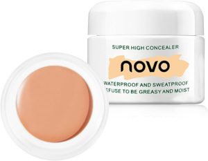 L&Wen Full Coverage Concealer, Brightening Under Eye Concealer with Vitamin E, Lightweight Long Lasting Highlighter for Women 12g Natural White