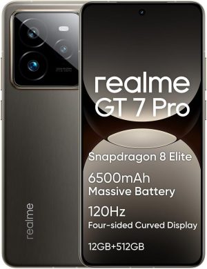 Realme GT 7 Pro DUAL SIM 512GB ROM + 12GB RAM (GSM Only | No CDMA) Factory Unlocked 5G Smartphone (Galaxy Grey) - International Version