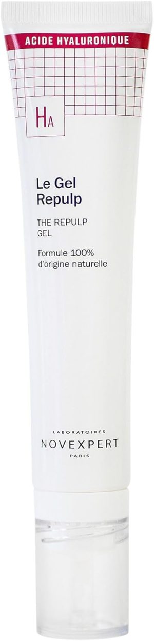 Novexpert The Repulp Gel - Hyaluronic Acid Face Moisturizer - Plumping, Firming And Toning Effects For A Sculpted Finish - Deeply Hydrating, Anti-Aging Formula Delivers Noticeable Results - 1.3 Oz