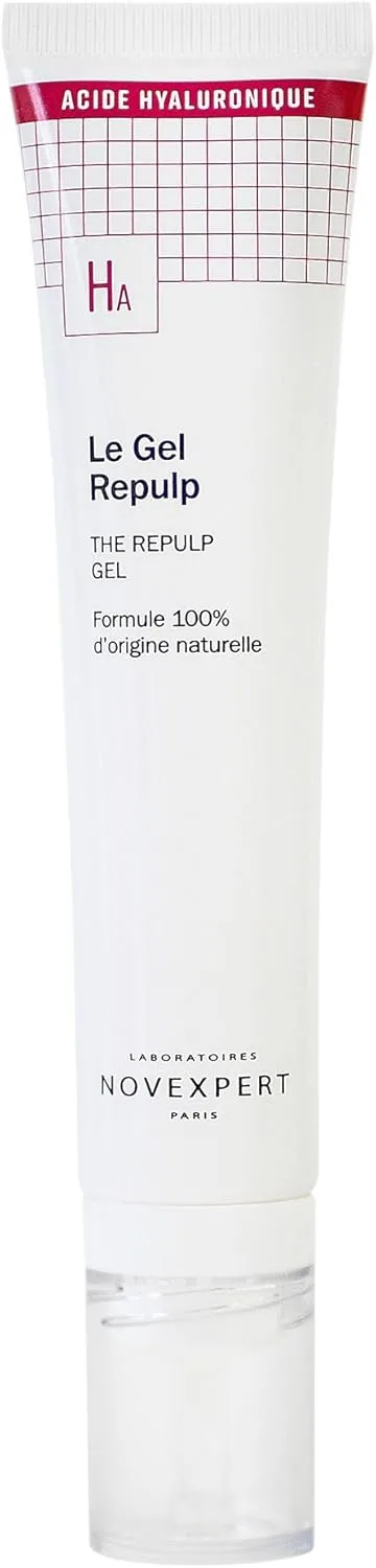 Novexpert The Repulp Gel - Hyaluronic Acid Face Moisturizer - Plumping, Firming And Toning Effects For A Sculpted Finish - Deeply Hydrating, Anti-Aging Formula Delivers Noticeable Results - 1.3 Oz