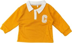 L&Wen Boys Long Sleeve Polo Shirt