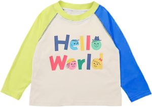 L&Wen Girls Crewneck Raglan Long Sleeves T-shirt