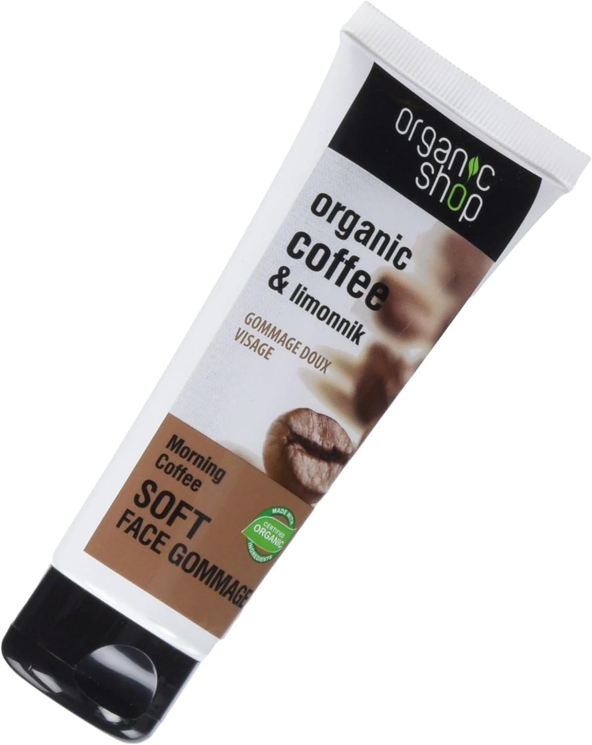 غسول ومقشر للوجه مورنينج كوفي لوجه ناعم من اورجانيك شوب، 75 مل 3 غسول ومقشر للوجه مورنينج كوفي لوجه ناعم من اورجانيك شوب، 75 مل - الصورة 3