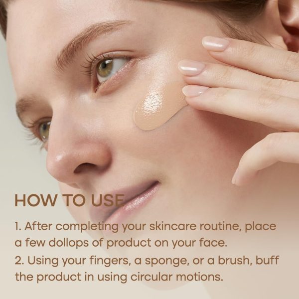 ⁦PURITO | Cica Clearing BB Cream, Natural Beige #23, 1 fl.oz/30ml, Vegan BB Cream, Foundation, Not Tested on Animals⁩ - الصورة ⁦6⁩