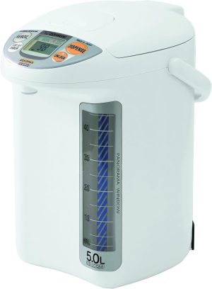 Zojirushi CD-LCQ50-WG Electric Airpot, 5.0L White Gray