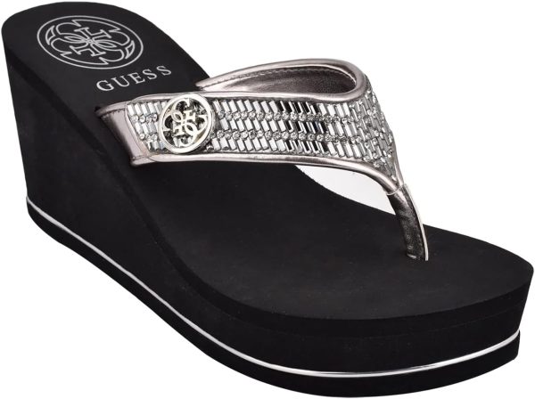 GUESS women's Sarraly Wedge Sandal