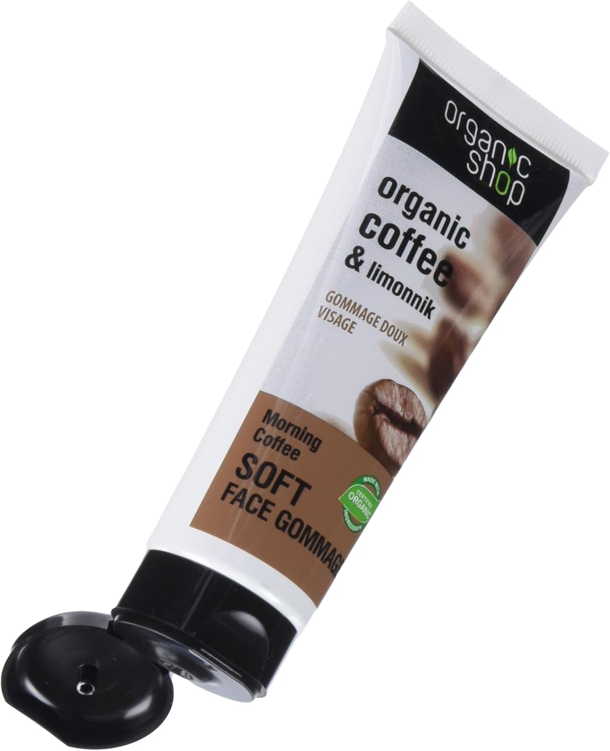 غسول ومقشر للوجه مورنينج كوفي لوجه ناعم من اورجانيك شوب، 75 مل 4 غسول ومقشر للوجه مورنينج كوفي لوجه ناعم من اورجانيك شوب، 75 مل - الصورة 4