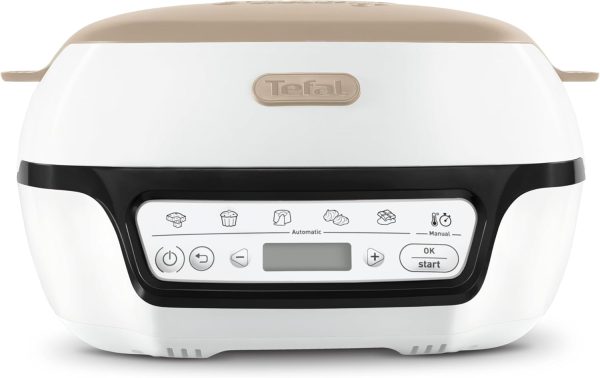 ⁦Tefal Intelligent Cake Maker, 5 Automatic Programmes, Ideal Temperature and Time Setting, Non-Stick Aluminium Mould, 6 Creabake Muffin Moulds, Cake Factory KD804910⁩ - الصورة ⁦2⁩