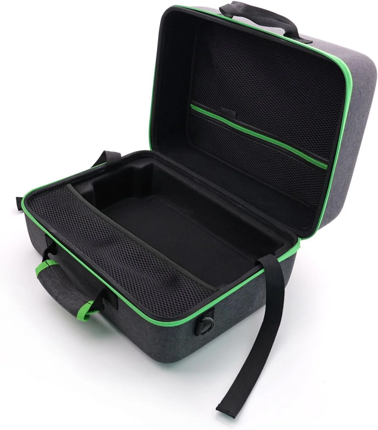 Console Carrying Case for Box Series X S, Protective Hard Shell Travel Bag for Series X for Series S Consoles Controllers, Games, Cables, Portable Hard Disk, Accessories