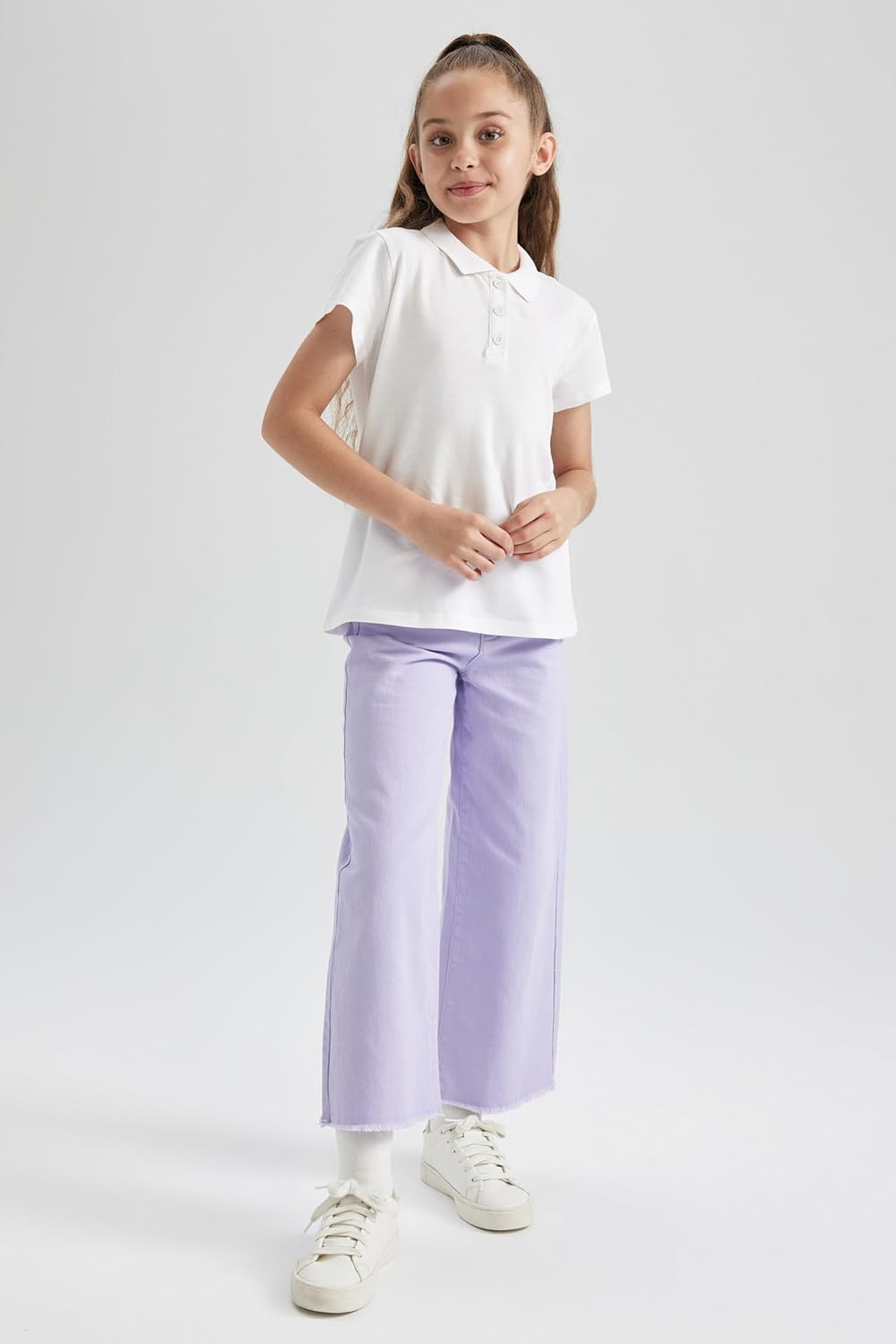 DeFacto Girls B0671A8 T-Shirt 3 DeFacto Girls B0671A8 T-Shirt - الصورة 3