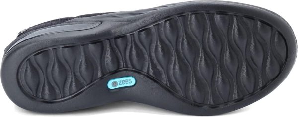 ⁦BZees Women's Niche Skimmers Ballet Flat Black 9 W, 39 EU Wide⁩ - الصورة ⁦8⁩