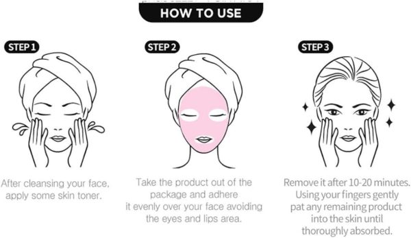 ⁦I'M SORRY FOR MY SKIN pH5.5 Jelly Face Mask Sheet Korean Skin Care, Soothing and Hydrating Face Masks Skincare Set, Spa Day Gifts for Women Self Care Items - Pack of 10⁩ - الصورة ⁦7⁩