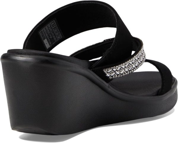 ⁦Skechers Rumble on - Social Glam womens Wedge Sandal⁩ - الصورة ⁦5⁩