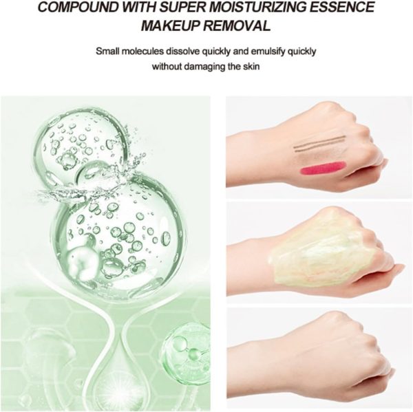 ⁦Azonee Avocado Cleansing Makeup Remover, Cleansing Cream for Sensitive Skin, Moisturizing Cleanser, Cleansing Oil-Free Skin, Refreshing and Gentle Cleanser, Clean and Transparent Cleanser⁩ - الصورة ⁦7⁩