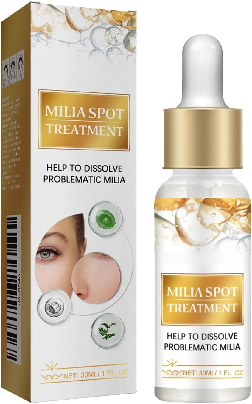 Milia Removal Spot Care,Fat Particle Eye Serum,Eye Serum for Dark Circles Puffiness,Milia Spot Reduce Face Serums,Milia Treatment Spot Remover for Face,30ml,including Cotton Pads Makeup 8 Milia Removal Spot Care,Fat Particle Eye Serum,Eye Serum for Dark Circles Puffiness,Milia Spot Reduce Face Serums,Milia Treatment Spot Remover for Face,30ml,including Cotton Pads Makeup
