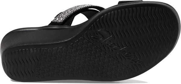 ⁦Skechers Rumble on - Social Glam womens Wedge Sandal⁩ - الصورة ⁦3⁩