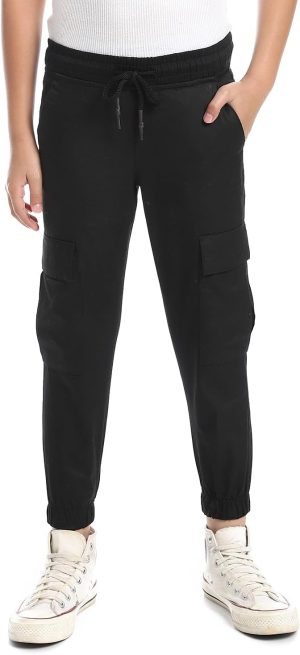 سروال بشريط مرن عند الكاحل للأولاد من اندورا، موديل 37S24B3202