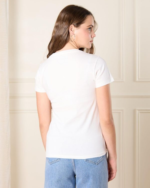 ⁦REDTAG Senior Girls Rose Print T-Shirt⁩ - الصورة ⁦3⁩