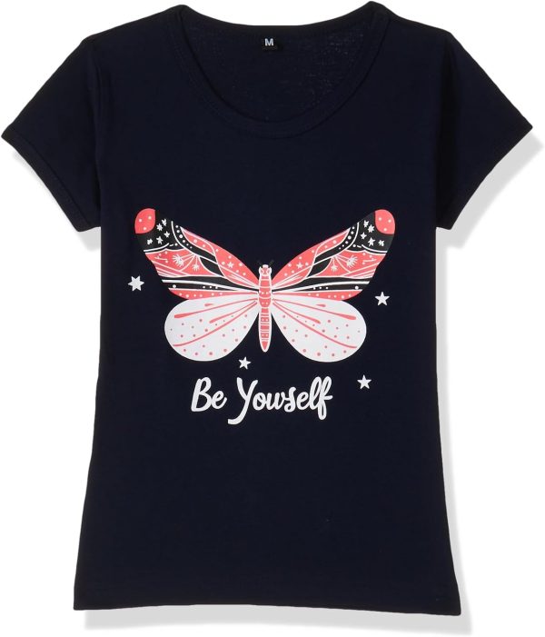 ⁦T2F girls Girls Tshirt T-Shirt (pack of 5)⁩ - الصورة ⁦3⁩