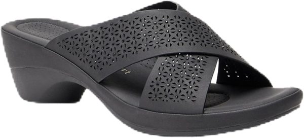Le Confort Women - 37836-L8 - Le Confort Laser Cut Detail Slip-On Cross Strap Sandals