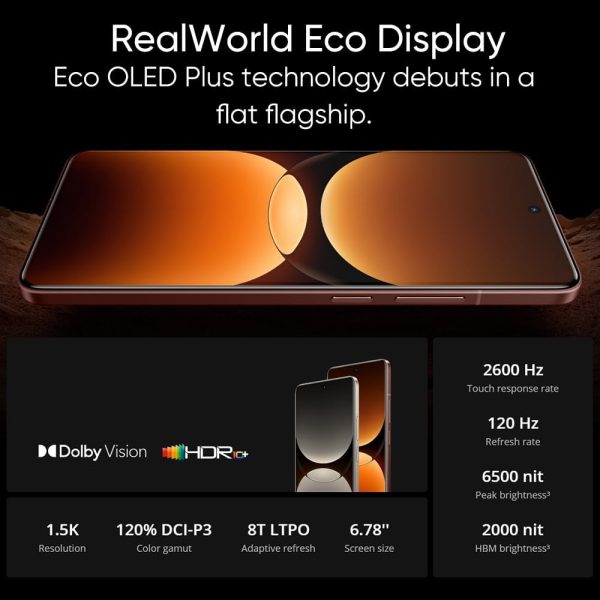 ⁦Realme GT 7 Pro DUAL SIM 512GB ROM + 12GB RAM (GSM Only | No CDMA) Factory Unlocked 5G Smartphone (Galaxy Grey) - International Version⁩ - الصورة ⁦5⁩