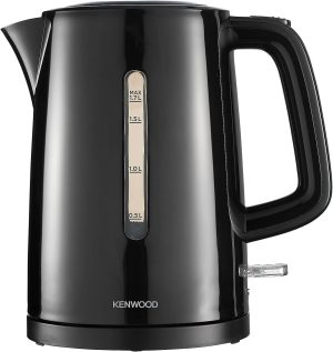 KENWOOD Kettle 1.7L Cordless Electric Kettle 2200W with Auto Shut-Off & Removable Mesh Filter ZJP00.000BK Black