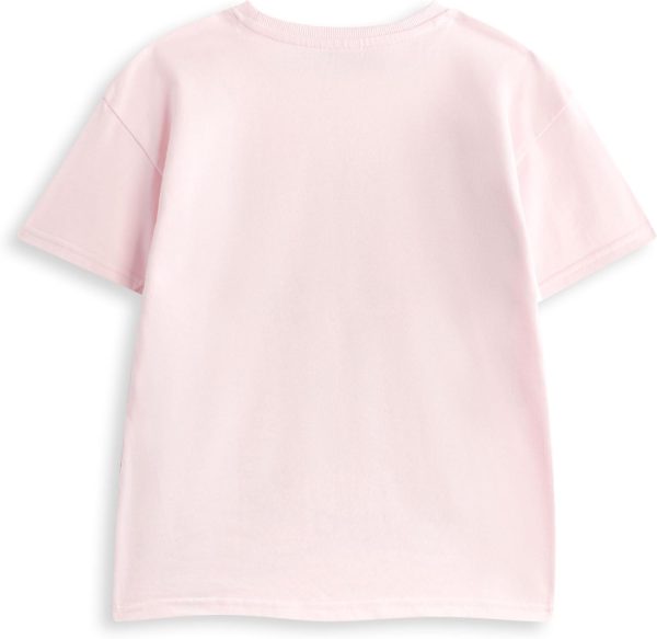 ⁦Sonic The Hedgehog Girls Pink T-Shirt and Shorts Set | Cute 'Let’s Roll' Sonic & Amy Rose Graphic Tee Short-Sleeve⁩ - الصورة ⁦3⁩