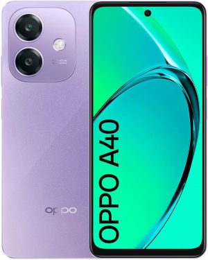 Oppo A40 Dual-SIM 128GB ROM + 4GB RAM (GSM Only | No CDMA) Factory Unlocked 4G/LTE Smartphone (Starry Purple) - International Version