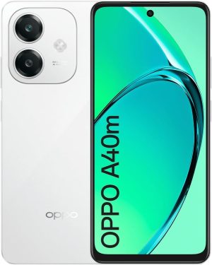 OPPO A40m Dual-SIM 256GB ROM + 8GB RAM (GSM Only | No CDMA) Factory Unlocked 4G/LTE Smartphone (Starlight White) - International Version