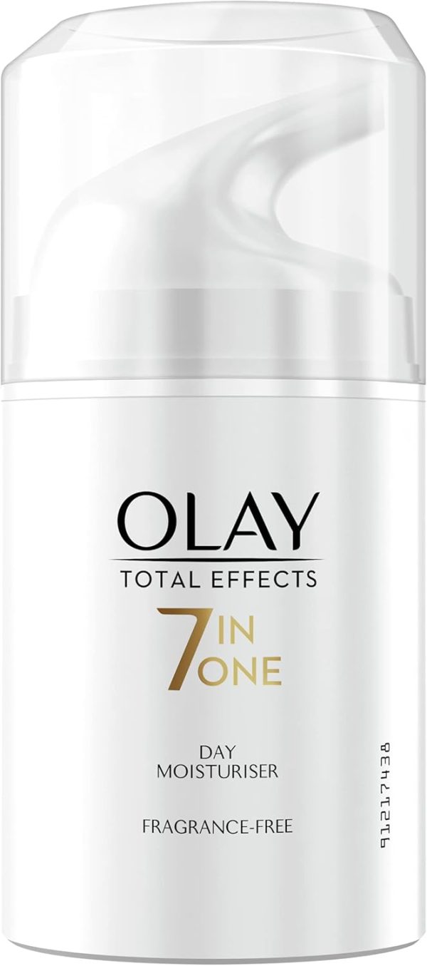 ⁦Olay Total Effects 7in1 Fragrance Free Moisturiser With Niacinamide, 50ml⁩ - الصورة ⁦2⁩