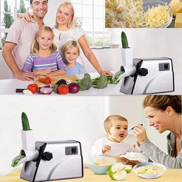 ⁦Generic Professional Rotary Cheese Shredder Machine, 300W Commercial Grater, 180r/min Multifunction Rotary Cheese Grater for Fruits, Vegetables, Nuts, Chocolate⁩ - الصورة ⁦5⁩