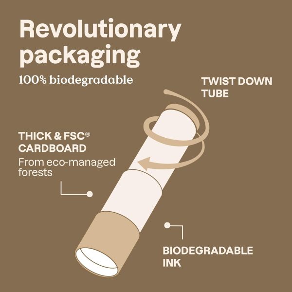 ⁦ATTITUDE Oceanly Plastic-Free Light Coverage Under Eye Concealer Stick, Titanium Dioxide-Free, EWG Verified, Vegan & Cruelty-free Makeup, Dune, 5.7 grams⁩ - الصورة ⁦5⁩