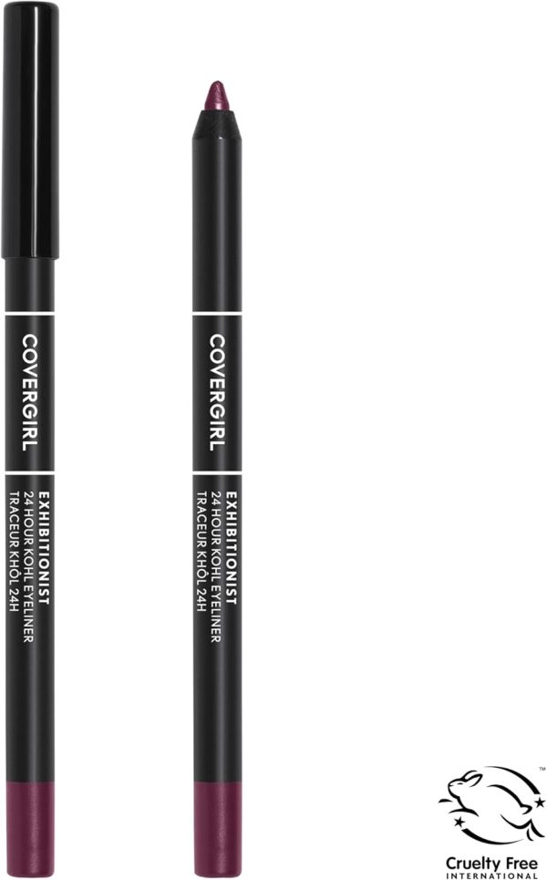 ⁦COVERGIRL Exhibitionist 24-Hour Kohl Eyeliner, Burgundy,Gel⁩ - الصورة ⁦2⁩
