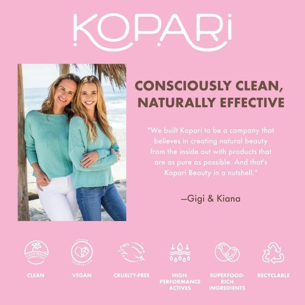 ⁦Kopari Golden Aura Body Oil with 24k Gold & Hyaluronic Acid - Hydrating Formula for Glowing Skin 3.3 oz⁩ - الصورة ⁦5⁩