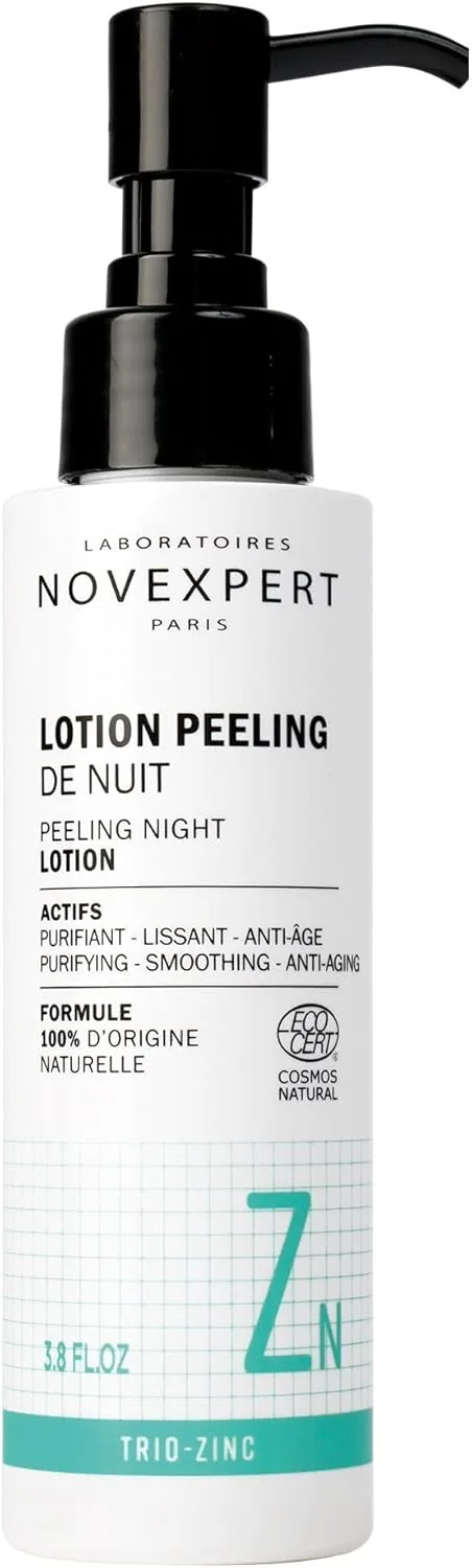 Novexpert Night Lotion - Anti-Waste, Anti-Aging & Exfoliating for Women - 3.8 oz