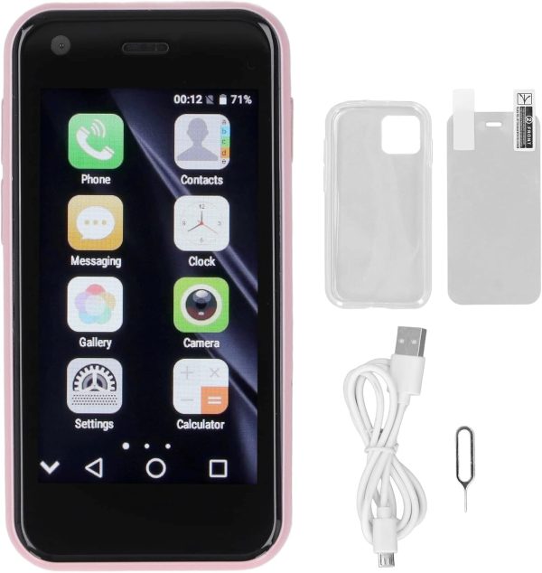 ⁦ACTEA Office and Home Small Cell Phone 2.5 Inch Screen Mini Smartphone for Communication(Green)⁩ - الصورة ⁦6⁩