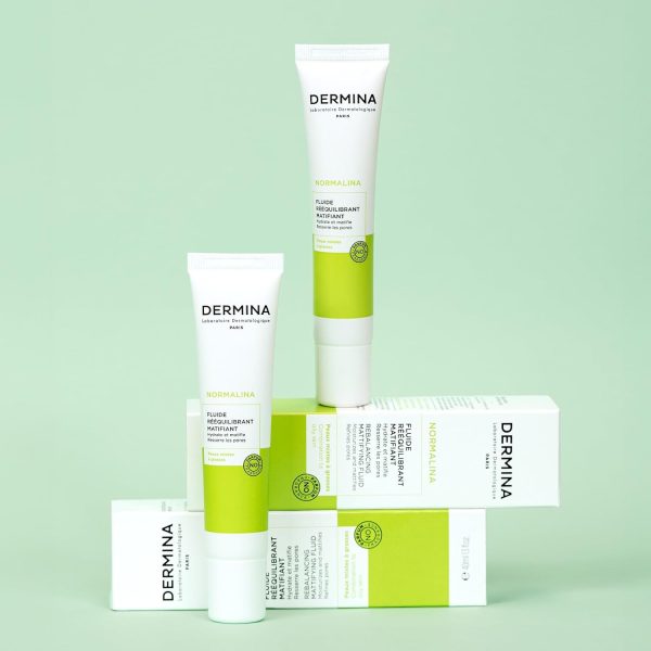 ⁦Dermina Normalina Rebalancing Matifying Fluid 40 ml⁩ - الصورة ⁦3⁩