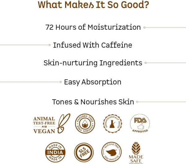 ⁦mCaffeine Naked & Rich Choco Body Butter| Cocoa Butter, Caramel | Deep Moisturizing | All Skin | Paraben & Mineral Oil Free | 250 g⁩ - الصورة ⁦4⁩