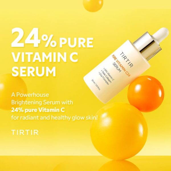 ⁦TIRTIR PURE VITAMIN C 24% SERUM 30ml⁩ - الصورة ⁦2⁩