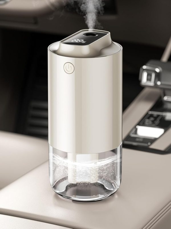 ⁦NALACAL Mini Humidifier Portable, Auto-Purification, 250ml Small Cool Mist Humidifier for Car, Baby Bedroom, Travel, Office, Built-in Battery, 2 Mist Modes⁩ - الصورة ⁦4⁩