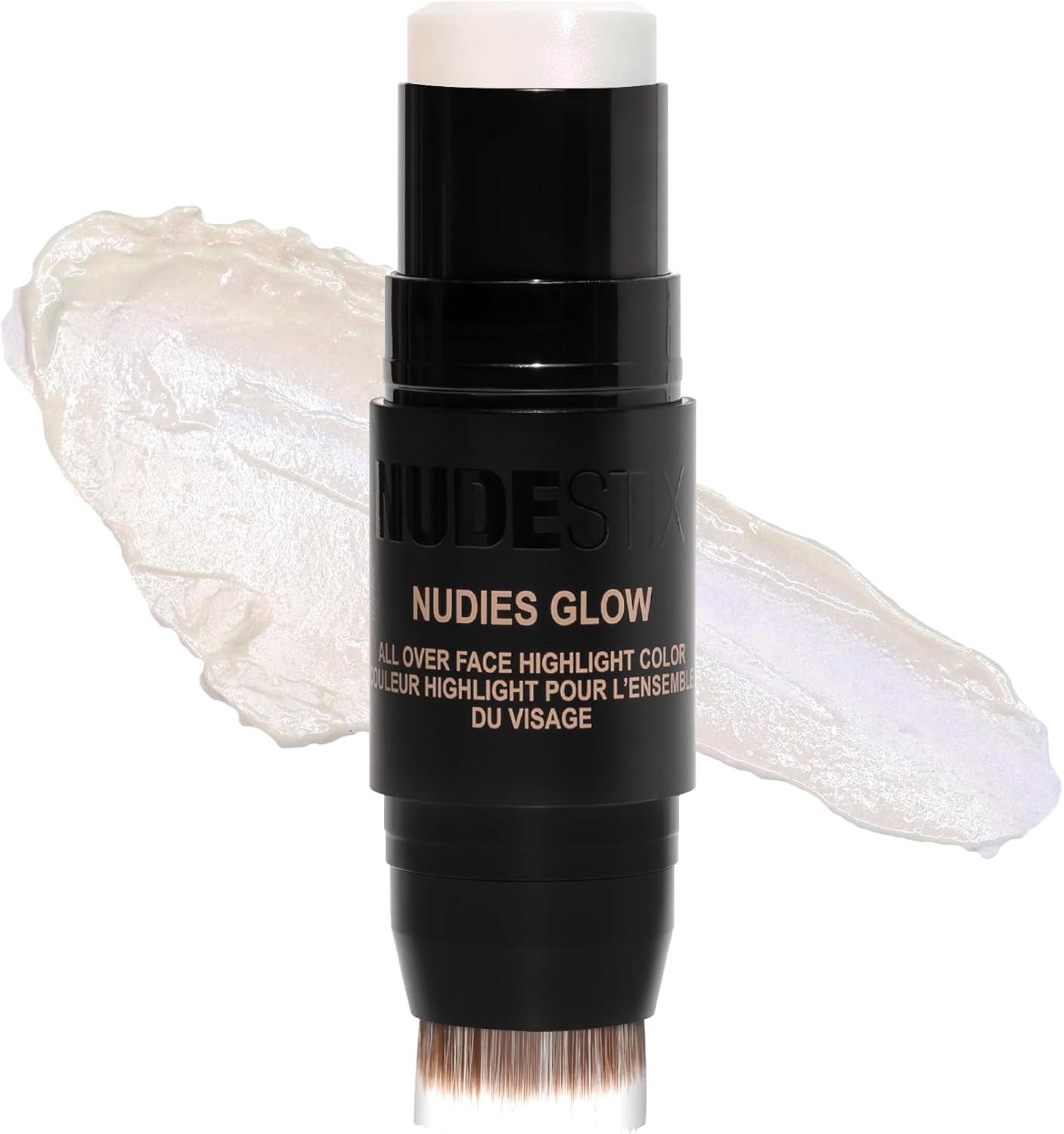 NUDESTIX Nudies Glow Highlighter Stick – Multi-Use Cream Highlighter for Face, Eyes & Body with Built-In Brush | Dewy, Radiant Finish for All Skin Tones | Illumi-Naughty 1 NUDESTIX Nudies Glow Highlighter Stick – Multi-Use Cream Highlighter for Face, Eyes & Body with Built-In Brush | Dewy, Radiant Finish for All Skin Tones | Illumi-Naughty